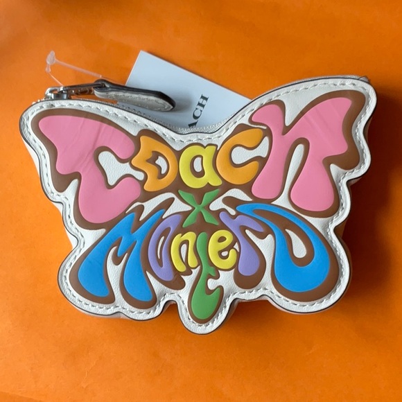 🦋 COACH X LIL NAS BUTTERFLY COIN CASE 🦋 NWT 🦋 - Picture 7 of 16